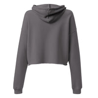 Women's Custom Cropped Hoodie (Bella+Canvas 7502) - Storm (back)