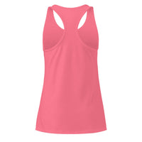 Women's Custom Racerback Tank (Next Level 1533) - Hot Pink (back)