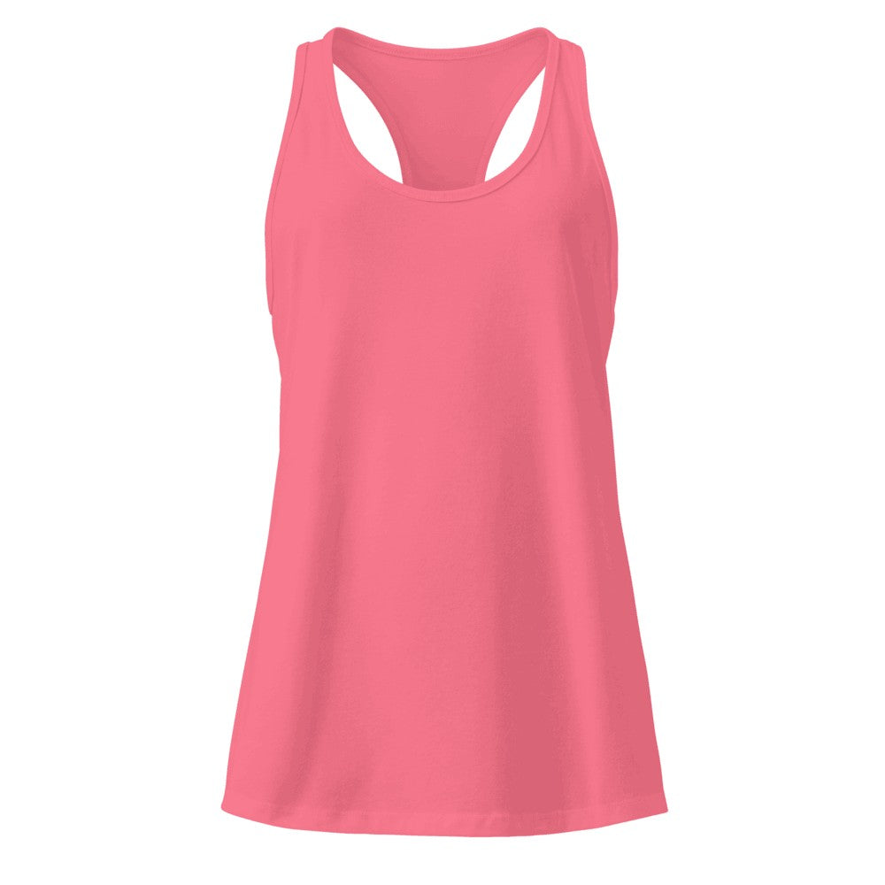 Women's Custom Racerback Tank (Next Level 1533) - Hot Pink