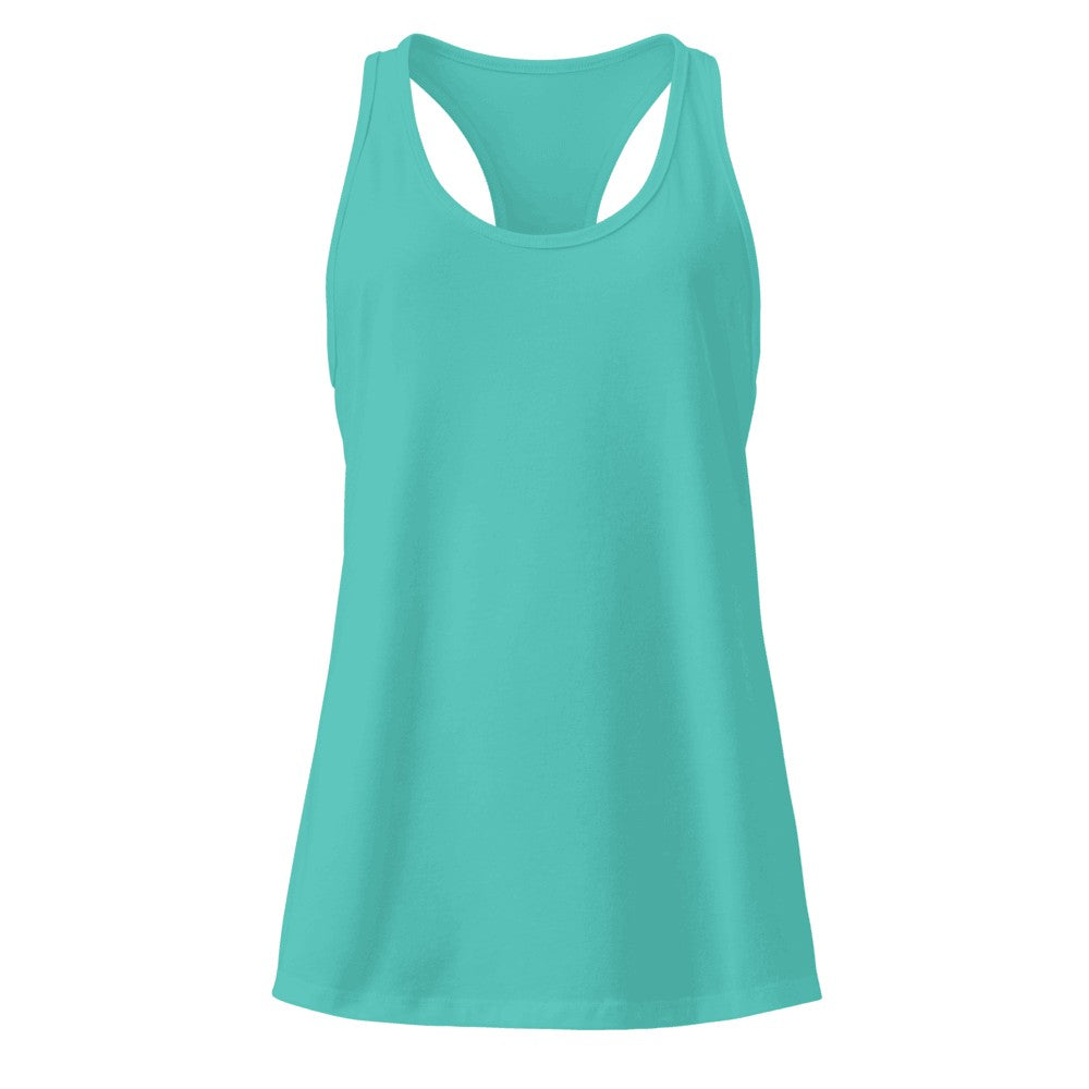 Women's Custom Racerback Tank (Next Level 1533) - Tahiti Blue