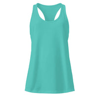 Women's Custom Racerback Tank (Next Level 1533) - Tahiti Blue
