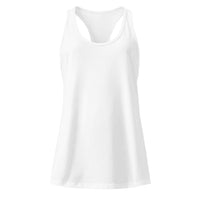 Women's Custom Racerback Tank (Next Level 1533) - White