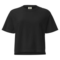 Women's Heavyweight Boxy Custom T-Shirt (Comfort Colors 3023CL) - Black