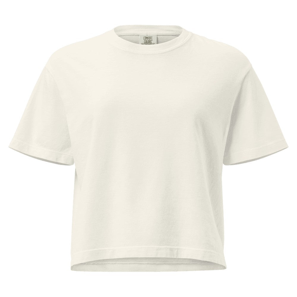 Women's Heavyweight Boxy Custom T-Shirt (Comfort Colors 3023CL) - Ivory