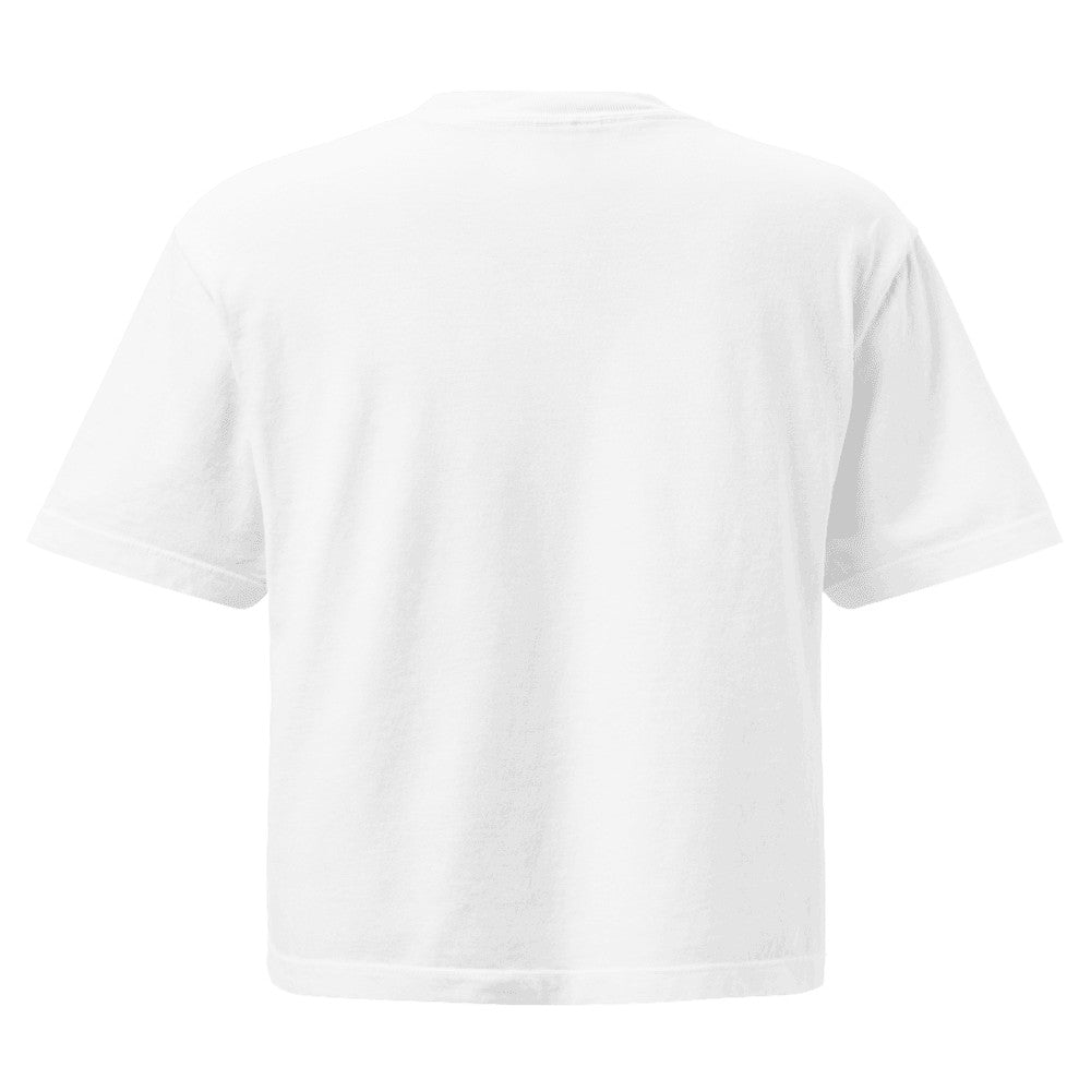 Women's Heavyweight Boxy Custom T-Shirt (Comfort Colors 3023CL) - White (back)