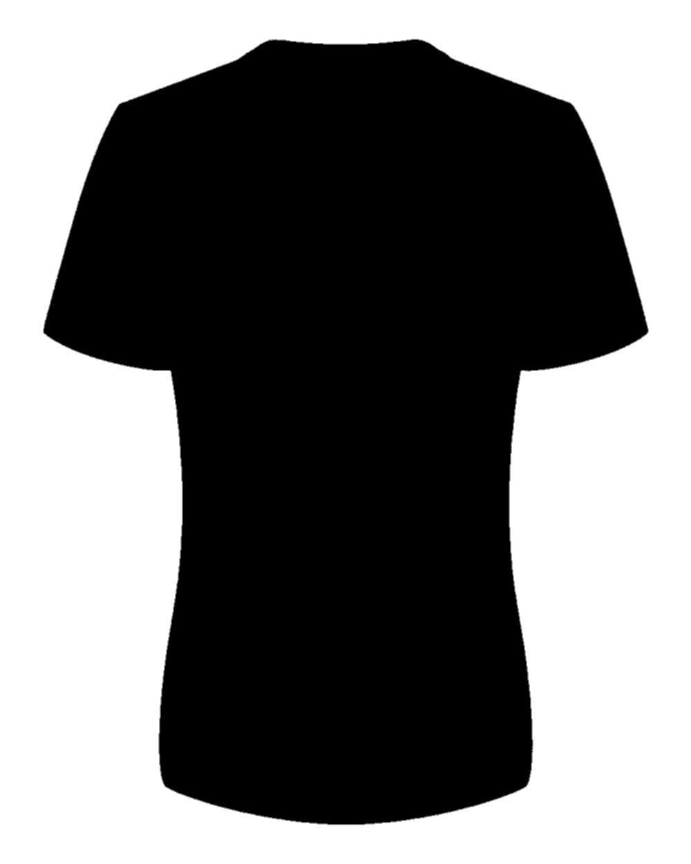Women's Relaxed Custom T-Shirt (Bella+Canvas 6400) - Black (back)