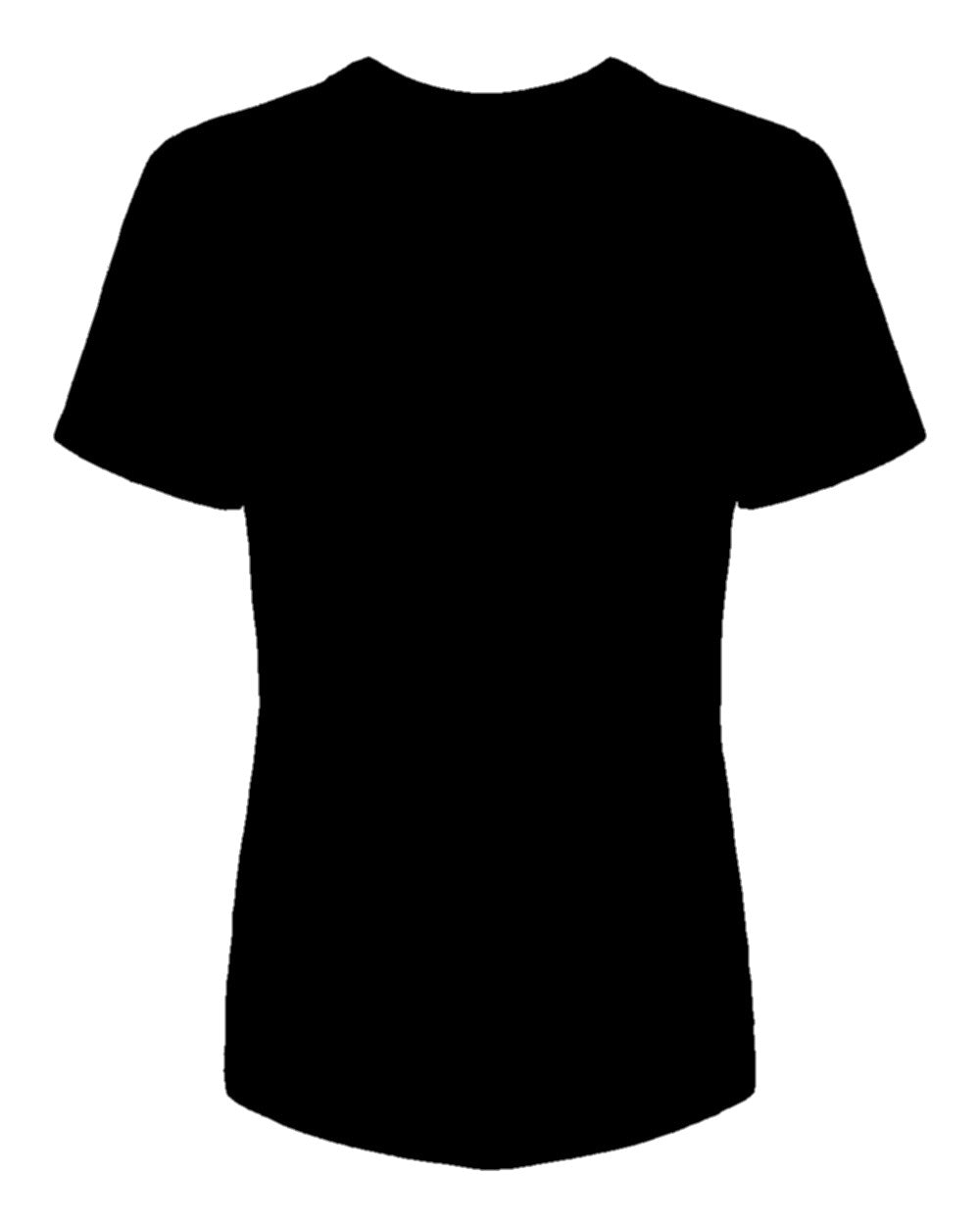 Women's Relaxed Custom T-Shirt (Bella+Canvas 6400) - Black