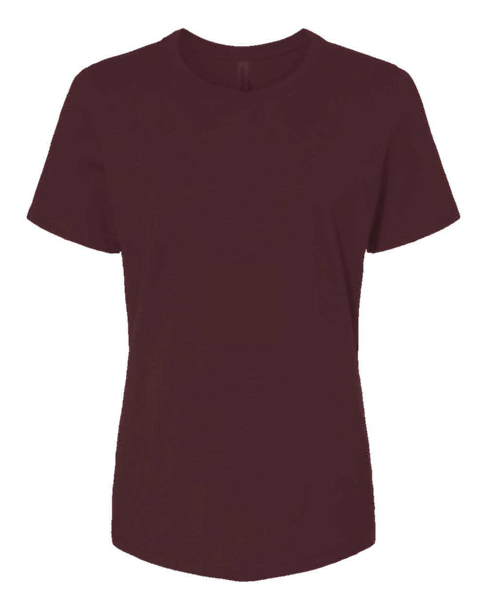 Women's Relaxed Custom T-Shirt (Bella+Canvas 6400) - Maroon