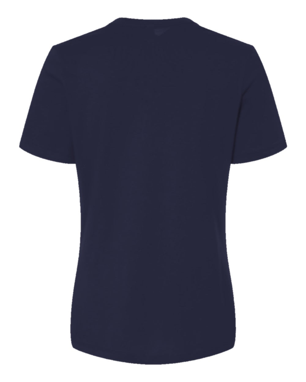 Women's Relaxed Custom T-Shirt (Bella+Canvas 6400) - Navy (back)