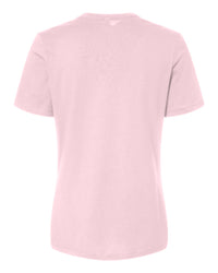 Women's Relaxed Custom T-Shirt (Bella+Canvas 6400) - Pink (back)
