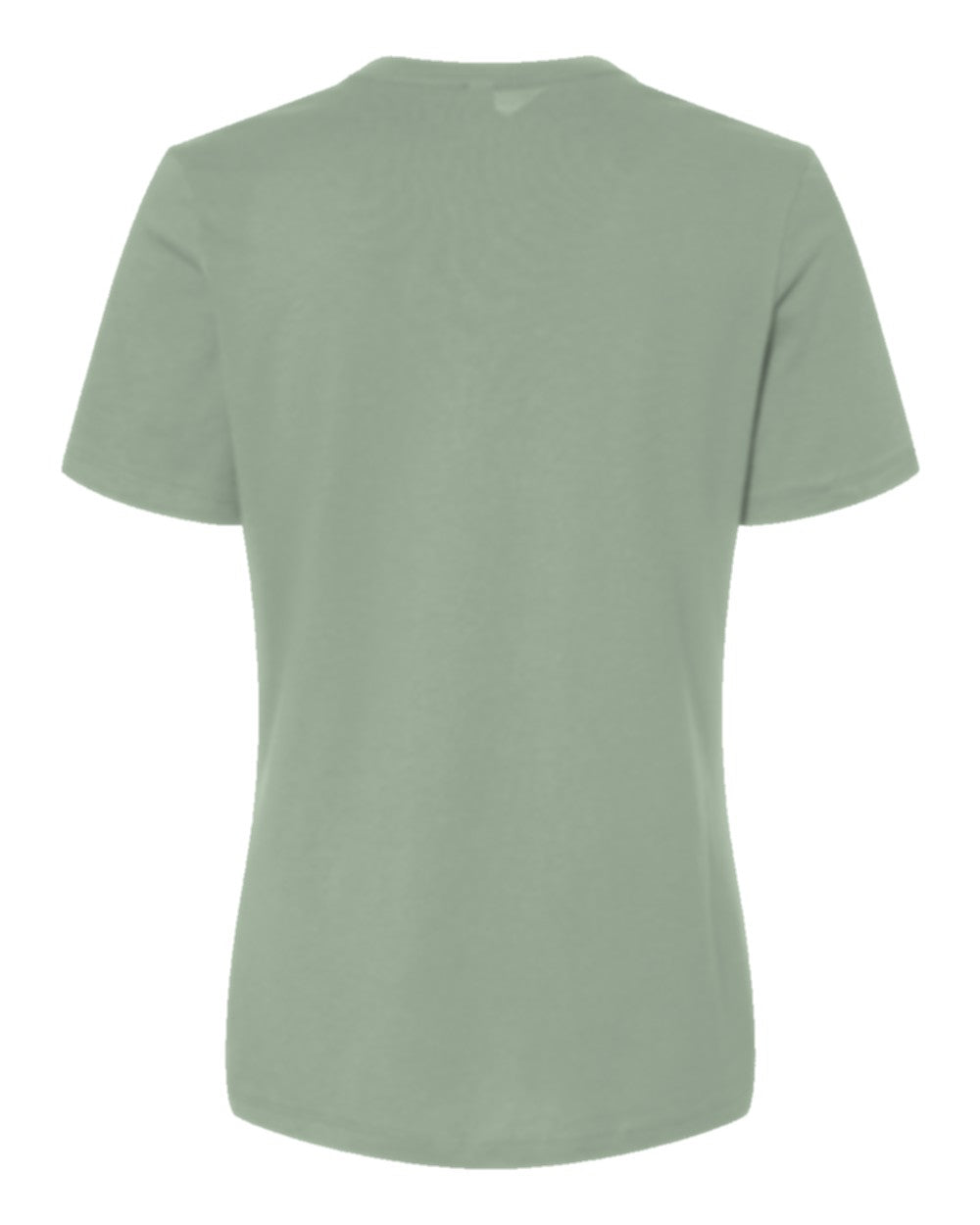 Women's Relaxed Custom T-Shirt (Bella+Canvas 6400) - Sage (back)