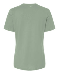 Women's Relaxed Custom T-Shirt (Bella+Canvas 6400) - Sage (back)