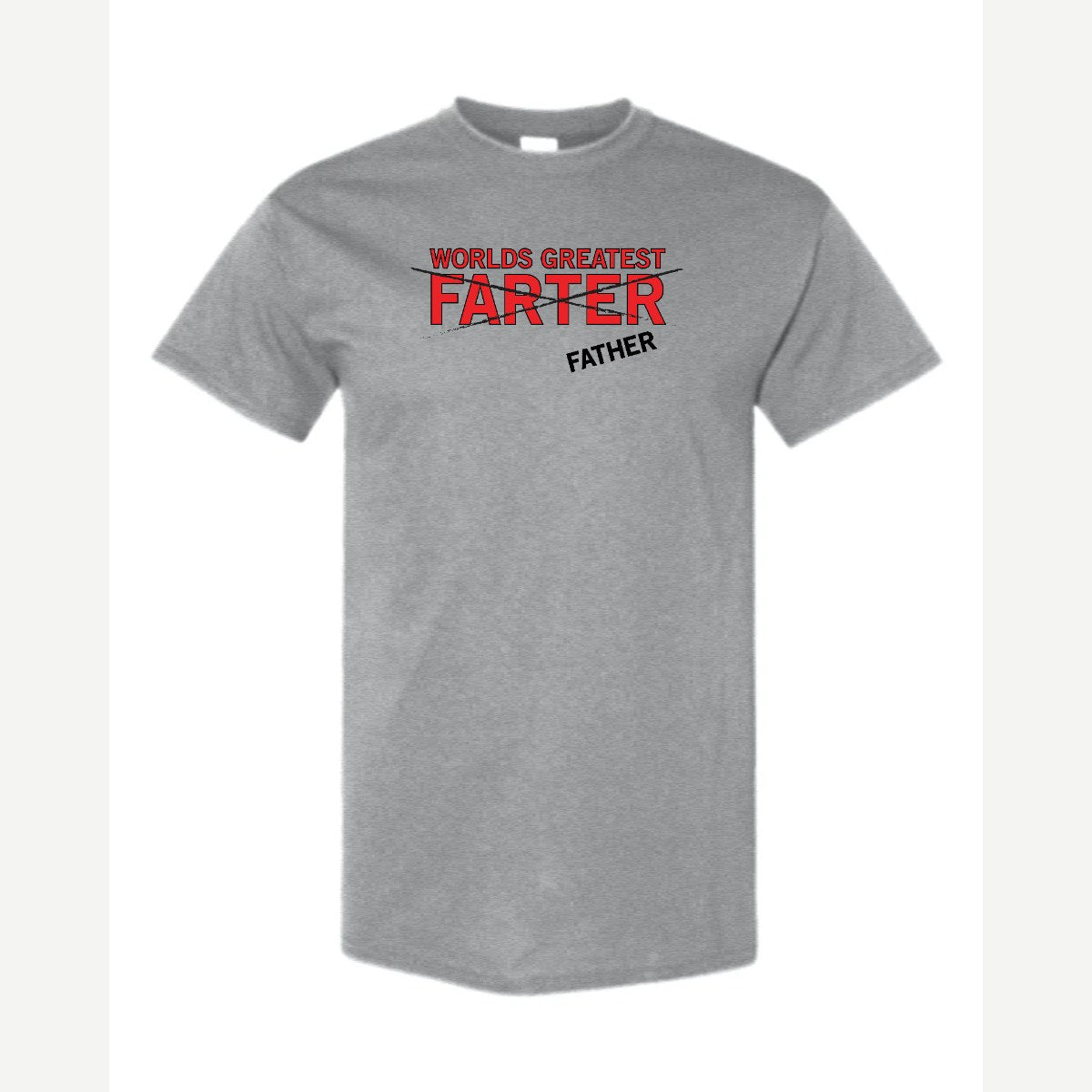 World's Greatest Farter (I Mean Father) — Classic Tee / Sport Grey