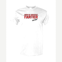 World's Greatest Farter (I Mean Father) — Classic Tee / White