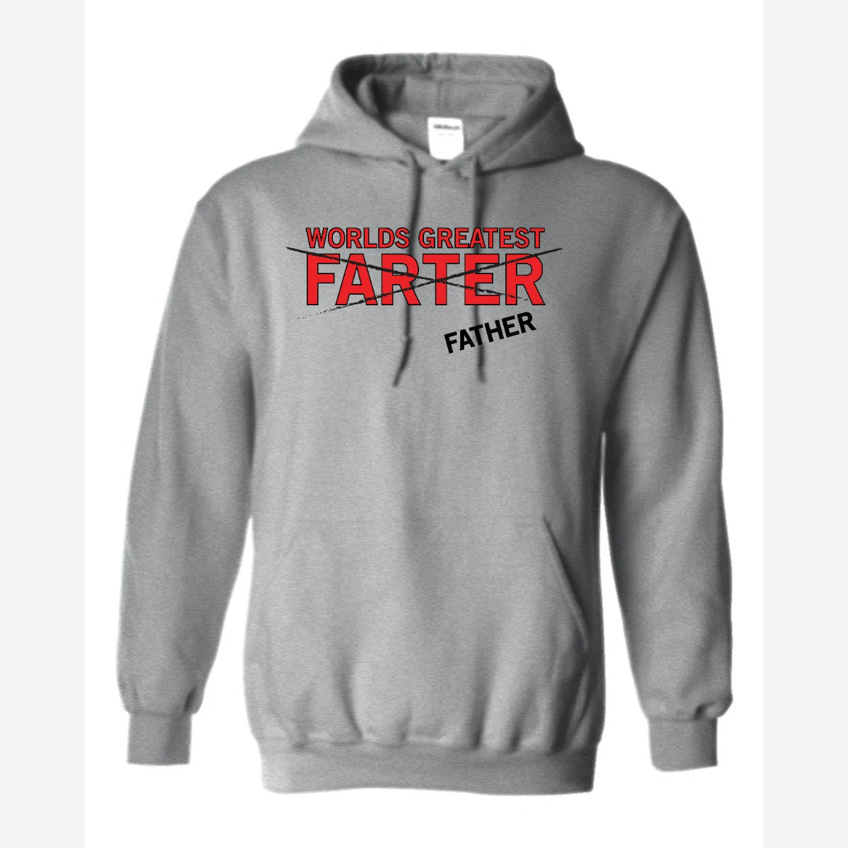 World's Greatest Farter (I Mean Father) — Hoodie / Sport Grey