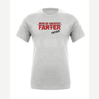 World's Greatest Farter (I Mean Father) — Premium Tee / Athletic Heather