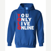 You Only Live Online — Hoodie / Royal