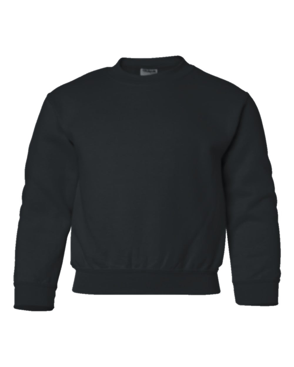 Youth Classic Custom Crewneck Sweatshirt (Gildan 18000B) - Black