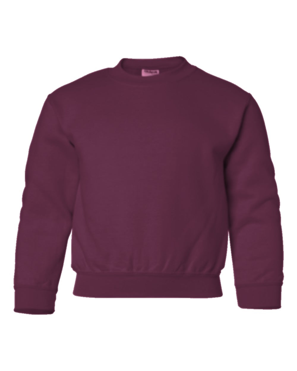 Youth Classic Custom Crewneck Sweatshirt (Gildan 18000B) - Maroon