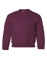 Youth Classic Custom Crewneck Sweatshirt (Gildan 18000B) - Maroon