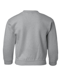 Youth Classic Custom Crewneck Sweatshirt (Gildan 18000B) - Sport Grey (back)