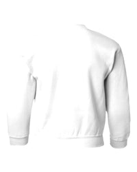 Youth Classic Custom Crewneck Sweatshirt (Gildan 18000B) - White (back)
