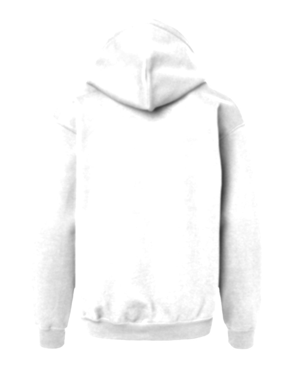 Youth Classic Custom Hoodie (Gildan 18500B) - White (back)