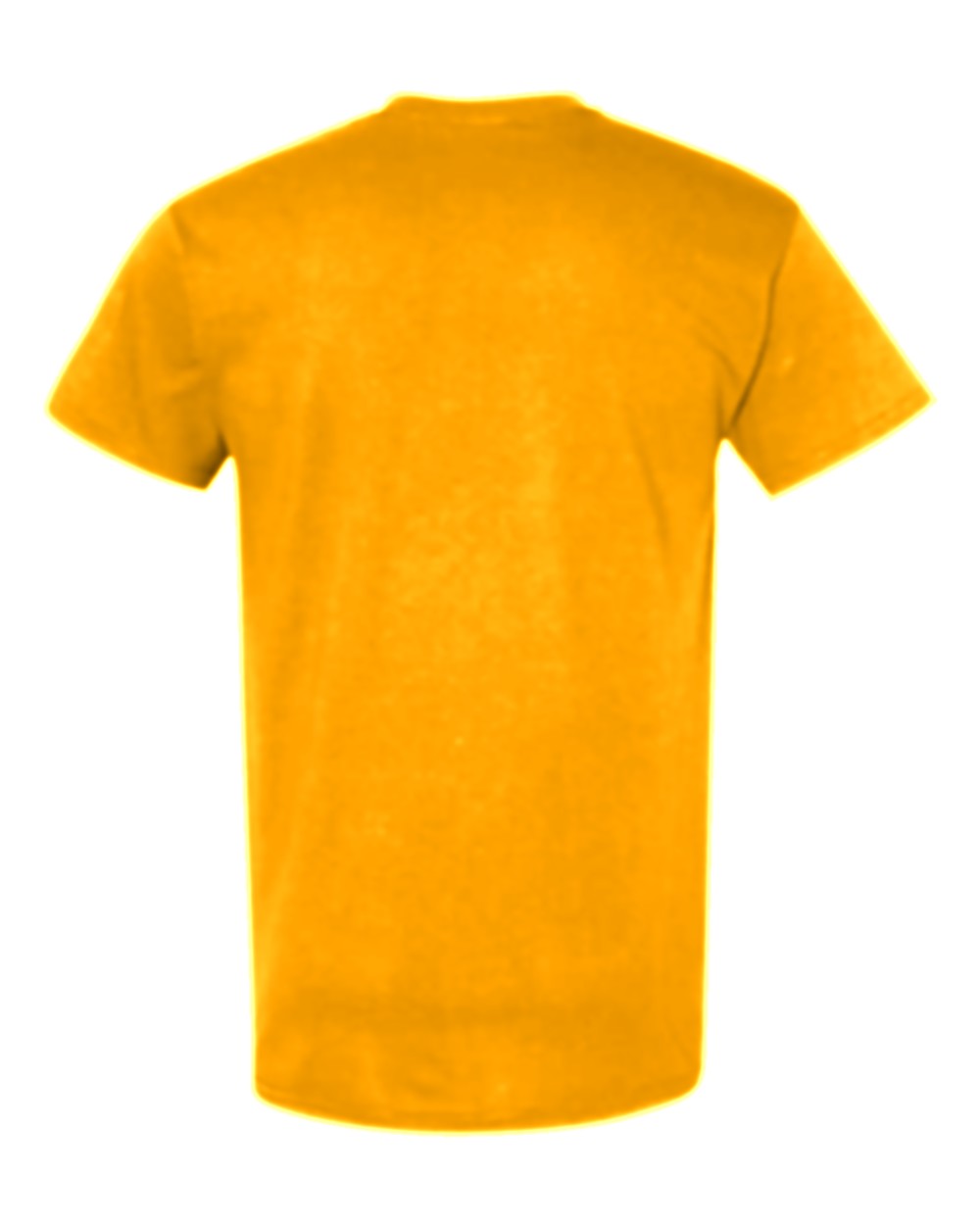 Youth Classic Custom T-Shirt (Gildan 5000B) - Gold (back)