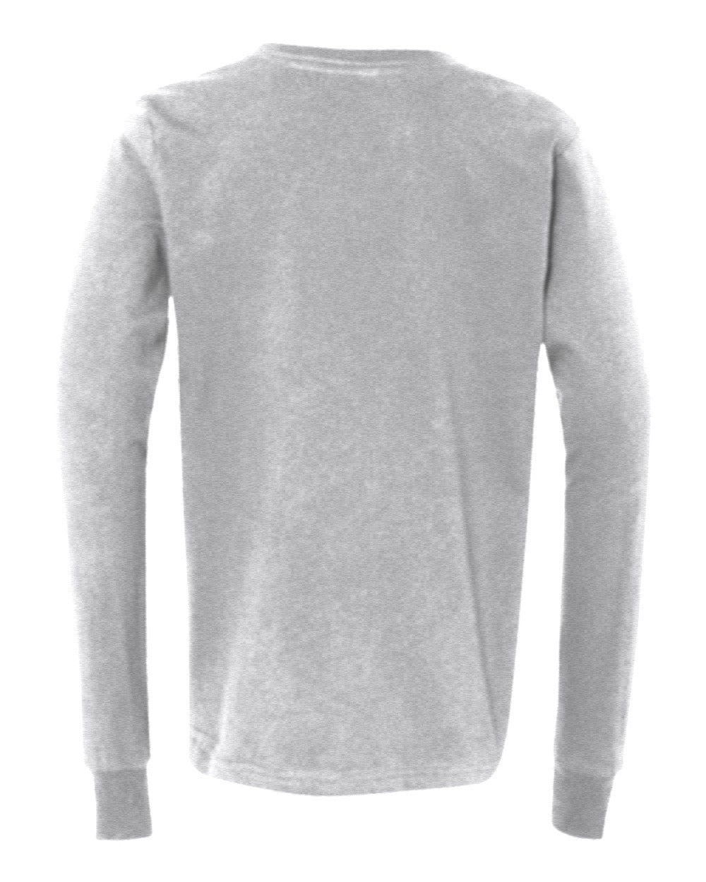Youth Custom Long Sleeve T-Shirt (Bella+Canvas 3501Y) - Athletic Heather (back)