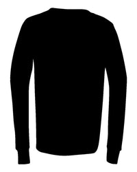 Youth Custom Long Sleeve T-Shirt (Bella+Canvas 3501Y) - Black (back)