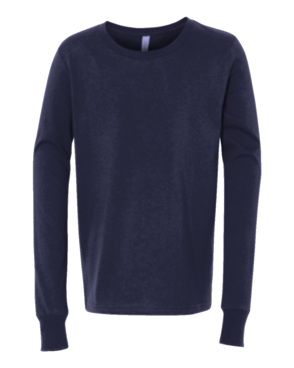 Youth Custom Long Sleeve T-Shirt (Bella+Canvas 3501Y) - Navy