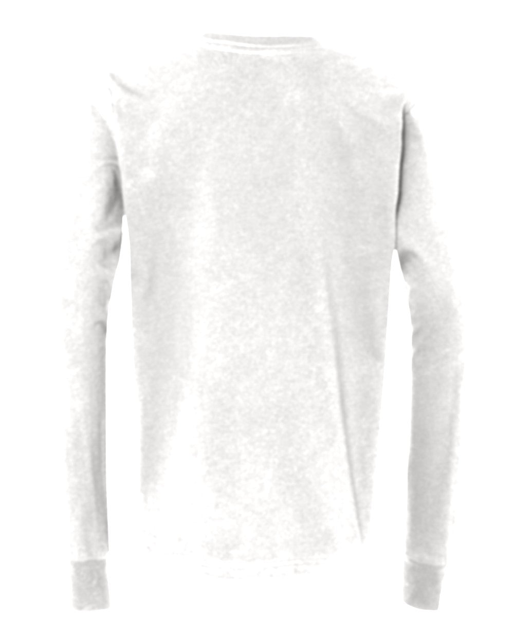 Youth Custom Long Sleeve T-Shirt (Bella+Canvas 3501Y) - White (back)